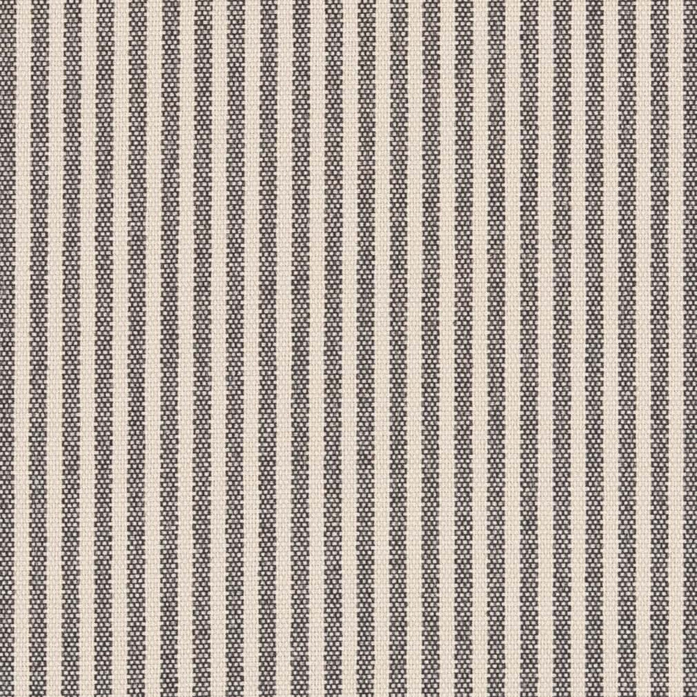 D2586 Ticking Coal by Charlotte Fabric Classic Wovens 51% Cotton, 49% Recycled Polyester USA Exceeds 80,000 Wyzenbeek Rubs </p><p>Repeat: Horizontal .5" 54 Inches - Fabric Carolina -