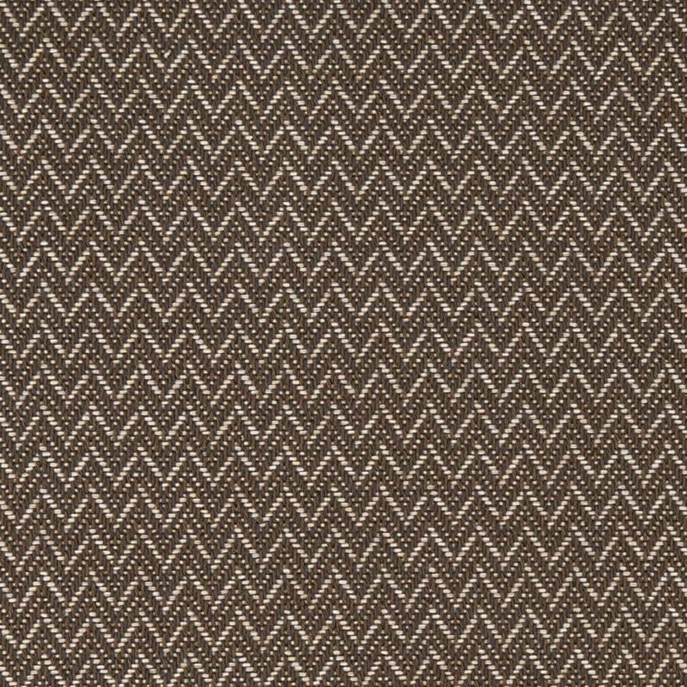 D2613 Chevron Walnut by Charlotte Designer Fabric Classic Wovens 65% Recycled Polyester, 35% Cotton USA Exceeds 80,000 Wyzenbeek Rubs </p><p>Repeat: Horizontal .75" x Vertical .5" 54 Inches - Swanky Fabrics -