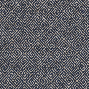 D2618 Greek Key Navy by Charlotte Fabric