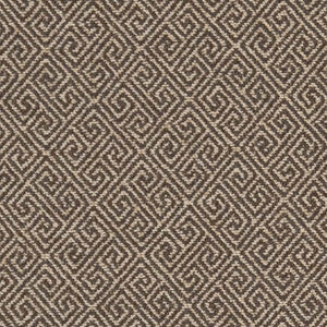 D2619 Greek Key Walnut by Charlotte Fabric