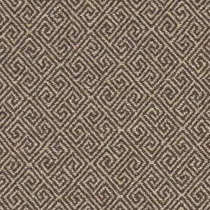 D2619 Greek Key Walnut by Charlotte Fabric