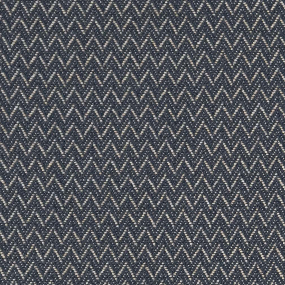 D2621 Chevron Navy by Charlotte Designer Fabric Classic Wovens 66% Cotton, 34% Recycled Polyester USA Exceeds 80,000 Wyzenbeek Rubs </p><p>Repeat: Horizontal .75" x Vertical .5" 54 Inches - Swanky Fabrics -