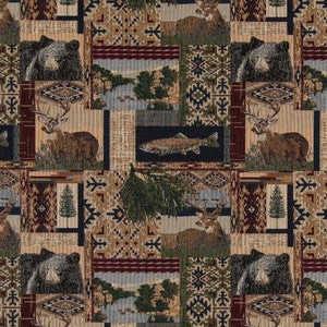 D2660 Nature Navy by Charlotte Fabric
