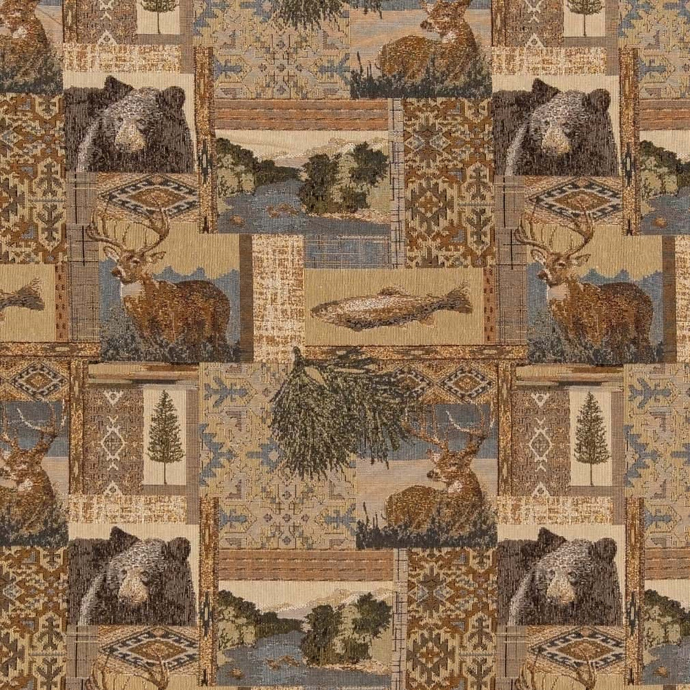 D2661 Nature Beige by Charlotte Fabric Novelty Tapestry 55% Cotton, 45% Polyester Asia Exceeds 30,000 Wyzenbeek Rubs </p><p>Repeat: Horizontal 14" x Vertical 14" 54 Inches - Fabric Carolina -