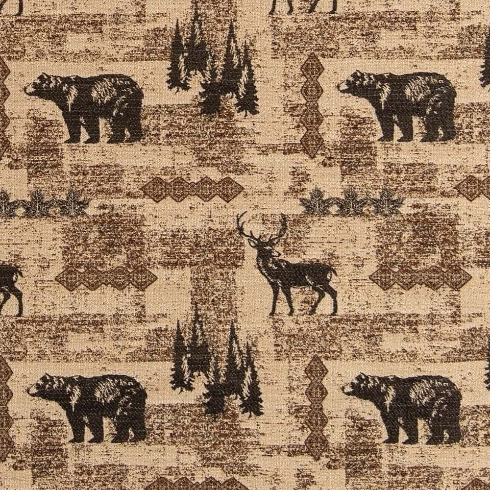 D2673 Woodland by Charlotte Fabric Novelty Tapestry 100% Polyester Asia Exceeds 120,000 Wyzenbeek Rubs </p><p>Repeat: Horizontal 14" x Vertical 14" 54 Inches - Fabric Carolina -