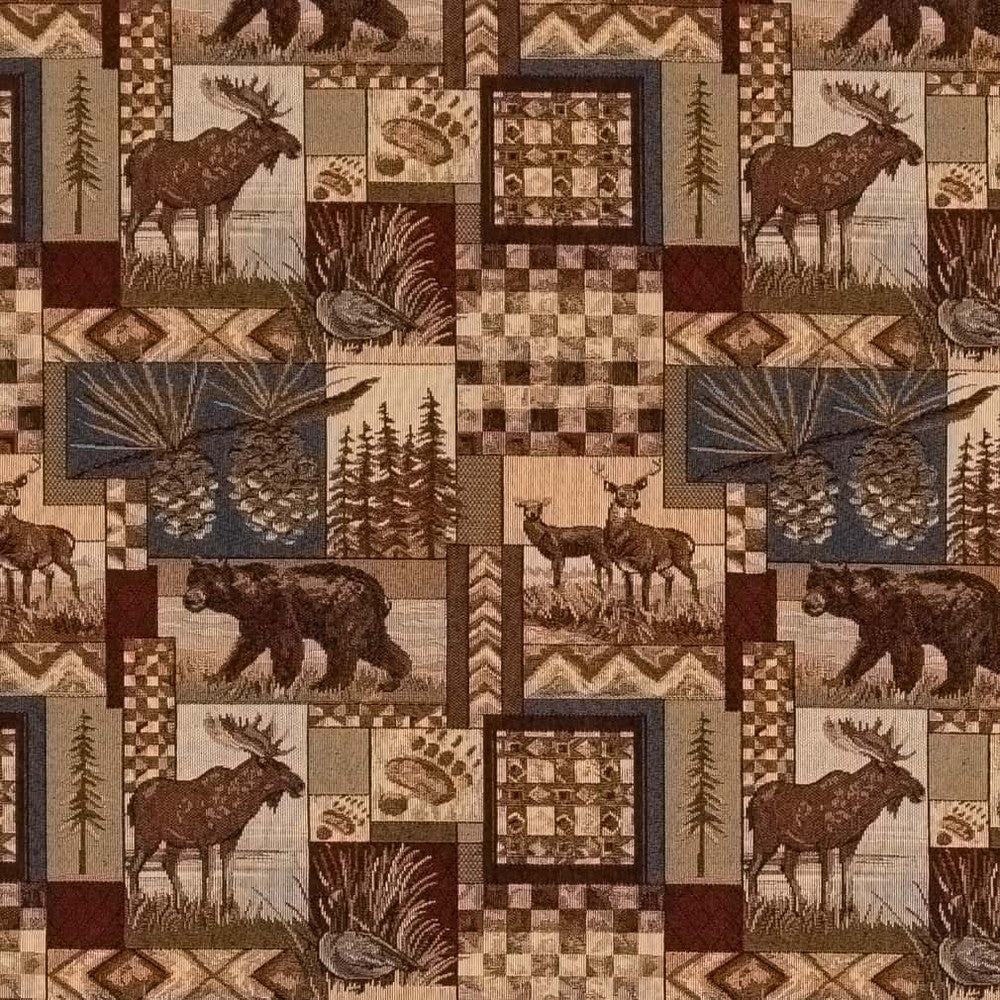 D2676 Maple by Charlotte Fabric Novelty Tapestry 55% Cotton, 45% Polyester Asia Exceeds 34,000 Wyzenbeek Rubs </p><p>Repeat: Horizontal 13.5" x Vertical 14" 54 Inches - Fabric Carolina -