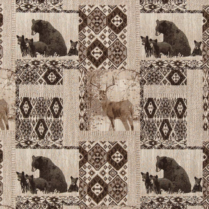 D2696 Den Brownstone by Charlotte Fabric Novelty Tapestry 100% Polyester Asia Exceeds 130,000 Wyzenbeek Rubs </p><p>Repeat: Horizontal 14" x Vertical 13.25" 54 Inches - Fabric Carolina -