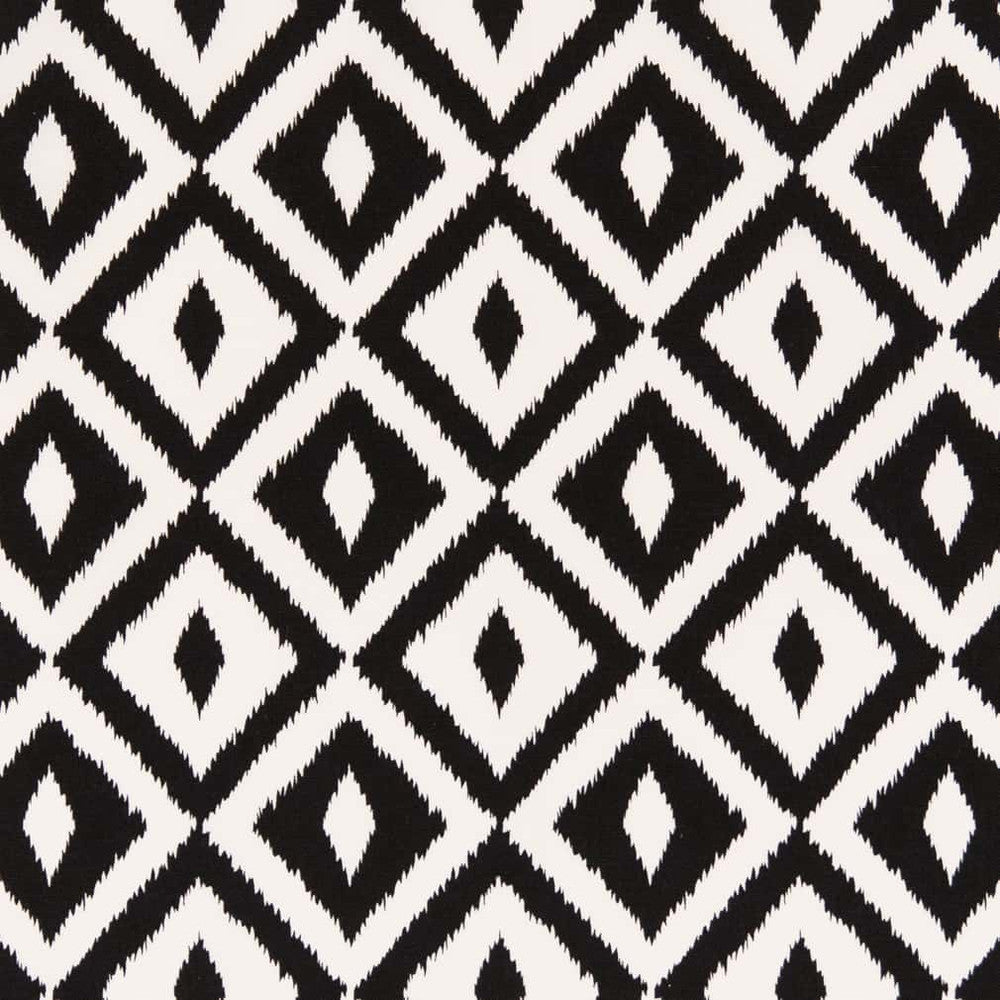 D2708 Black by Charlotte Fabric Patio Prints II 100% Spun Polyester Asia Exceeds 60,000 Wyzenbeek Rubs </p><p>Repeat: Horizontal 4.5" x Vertical 4.5" 54 Inches - Fabric Carolina -