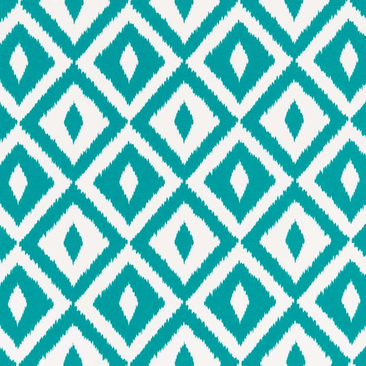 D2714 Teal by Charlotte Fabric Patio Prints II 100% Spun Polyester Asia Exceeds 60,000 Wyzenbeek Rubs </p><p>Repeat: Horizontal 4.5" x Vertical 4.5" 54 Inches - Fabric Carolina -