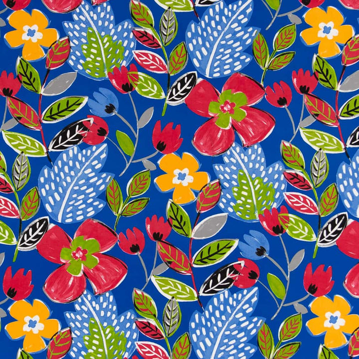D2745 Ultramarine by Charlotte Fabric Patio Prints II 100% Spun Polyester Asia Exceeds 60,000 Wyzenbeek Rubs </p><p>Repeat: Horizontal 25" x Vertical 25" 54 Inches - Fabric Carolina -