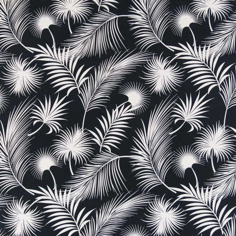 D2748 Obsidian by Charlotte Fabric Patio Prints II 100% Spun Polyester Asia Exceeds 60,000 Wyzenbeek Rubs </p><p>Repeat: Horizontal 18" x Vertical 18" 54 Inches - Fabric Carolina -