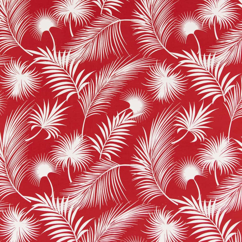 D2750 Crimson by Charlotte Designer Fabric Patio Prints II 100% Spun Polyester Asia Exceeds 60,000 Wyzenbeek Rubs </p><p>Repeat: Horizontal 18" x Vertical 18" 54 Inches - Swanky Fabrics -