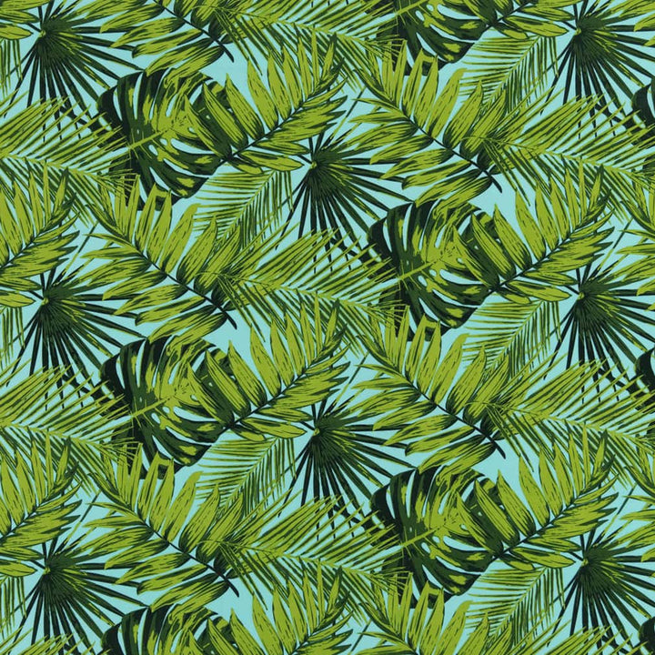 D2765 Palm by Charlotte Fabric Patio Prints II 100% Spun Polyester Asia Exceeds 60,000 Wyzenbeek Rubs </p><p>Repeat: Horizontal 25" x Vertical 12.5" 54 Inches - Fabric Carolina -