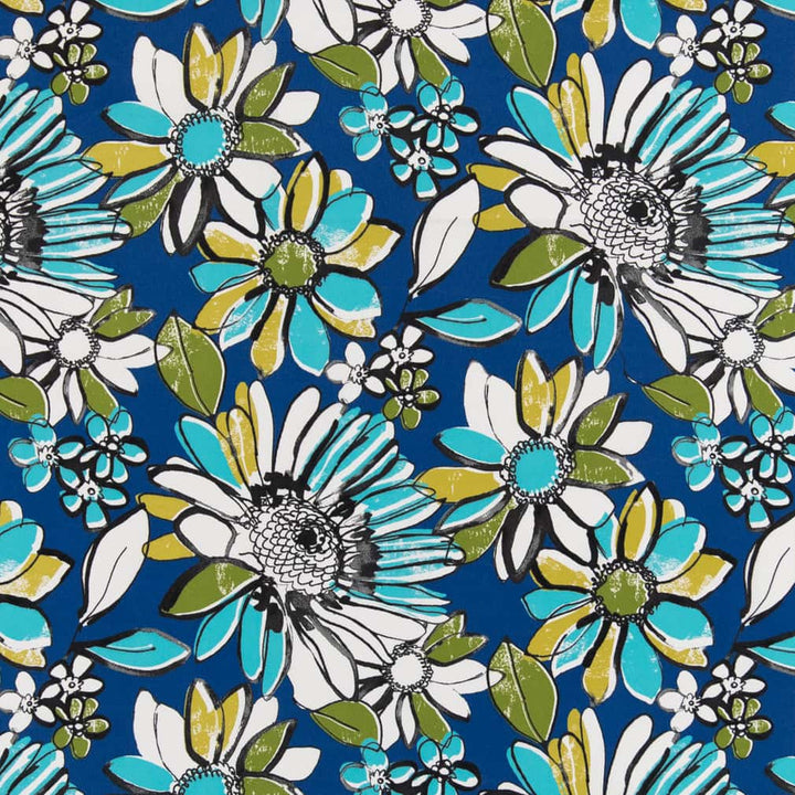D2771 Lapis by Charlotte Fabric Patio Prints II 100% Spun Polyester Asia Exceeds 60,000 Wyzenbeek Rubs </p><p>Repeat: Horizontal 25.5" x Vertical 25.5" 54 Inches - Fabric Carolina -