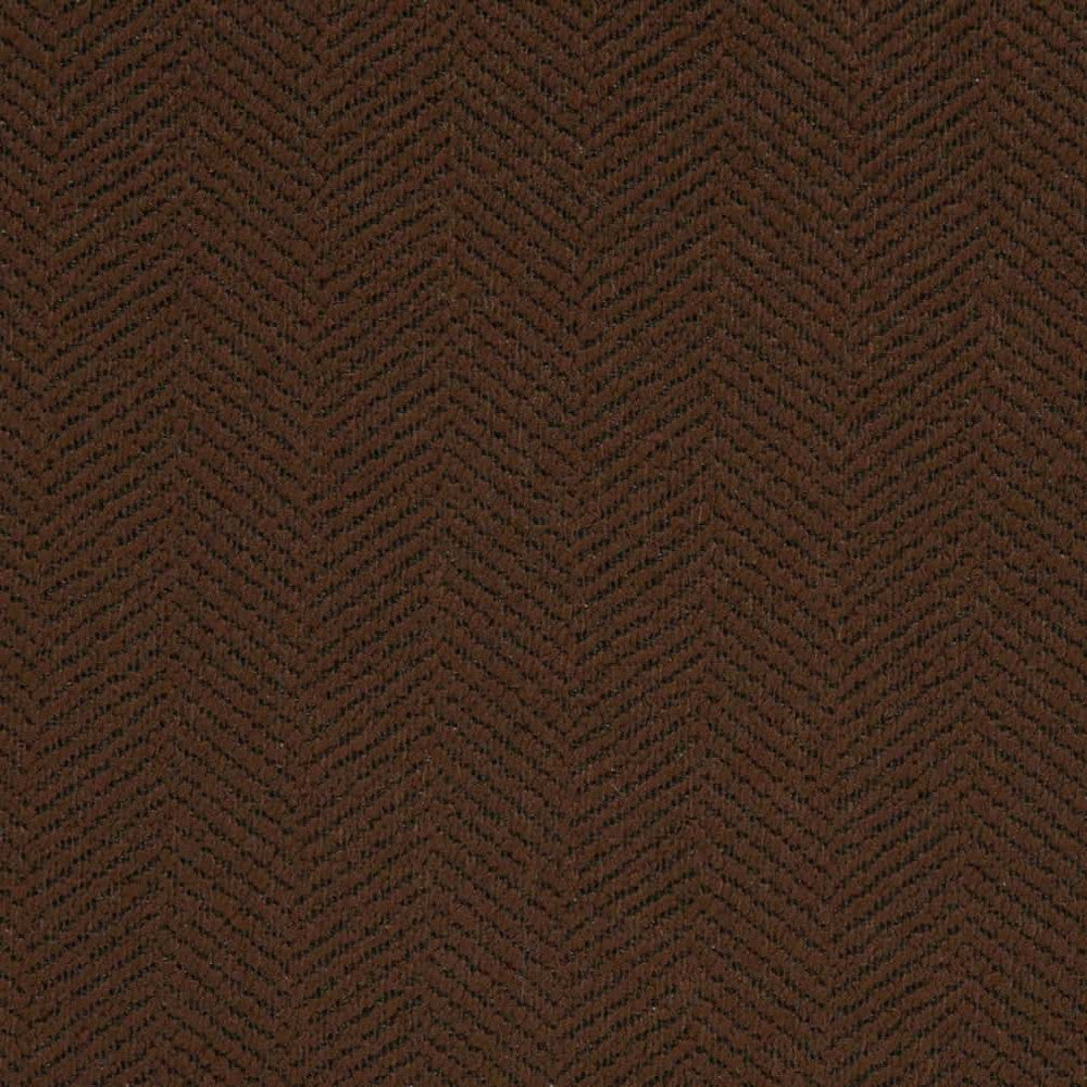 D2869 Coffee by Charlotte Designer Fabric Herringbone 70% Polyester, 30% Acrylic USA Exceeds 100,000 Wyzenbeek Rubs </p><p>Repeat: Horizontal 2" 54 Inches - Swanky Fabrics -