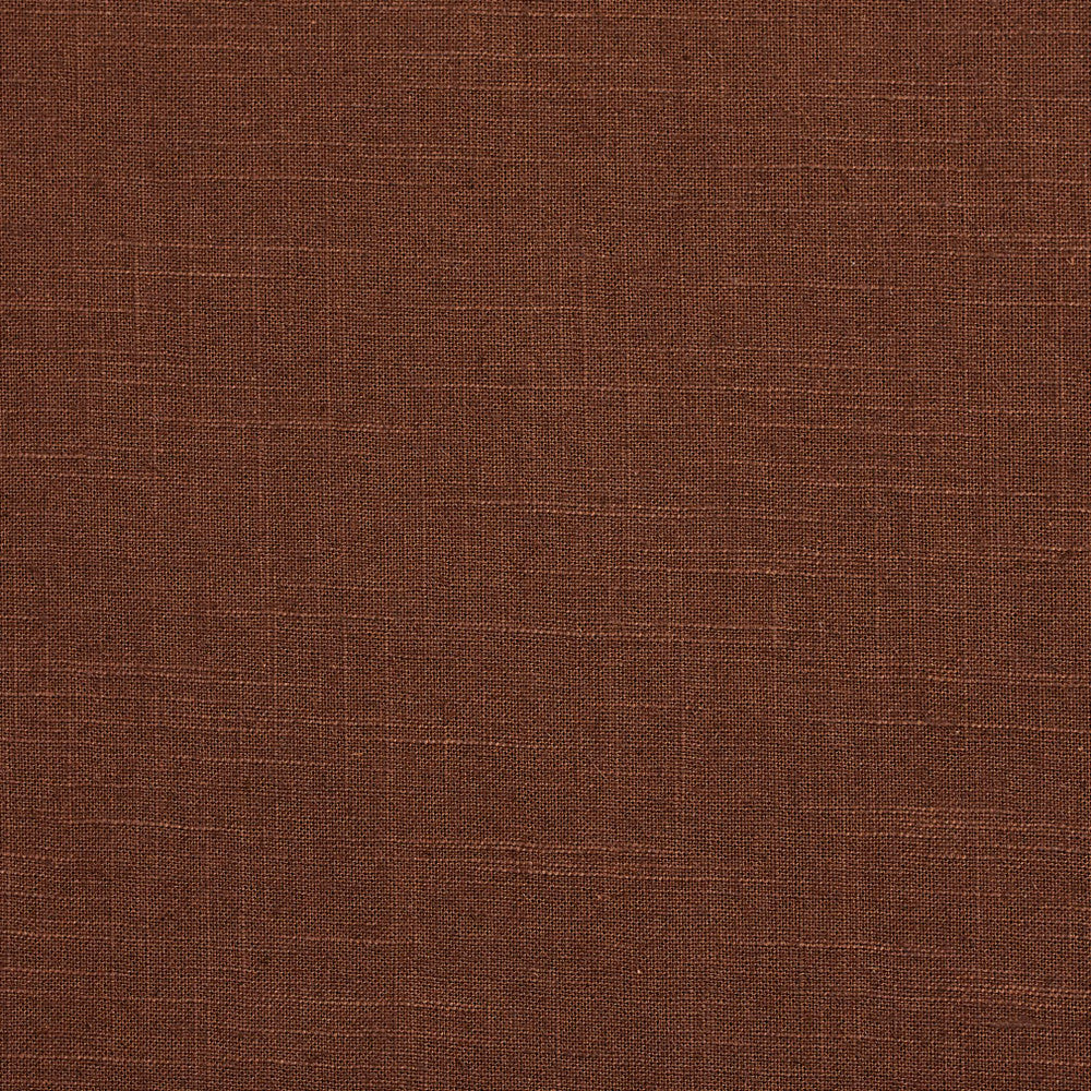 D288 Chocolate by Charlotte Designer Fabric Lifestyle Linens 55% Linen, 45% Rayon Made In USA Exceeds 30,000 Wyzenbeek Rubs (Heavy Duty) No Repeat 54 Inches - Swanky Fabrics -