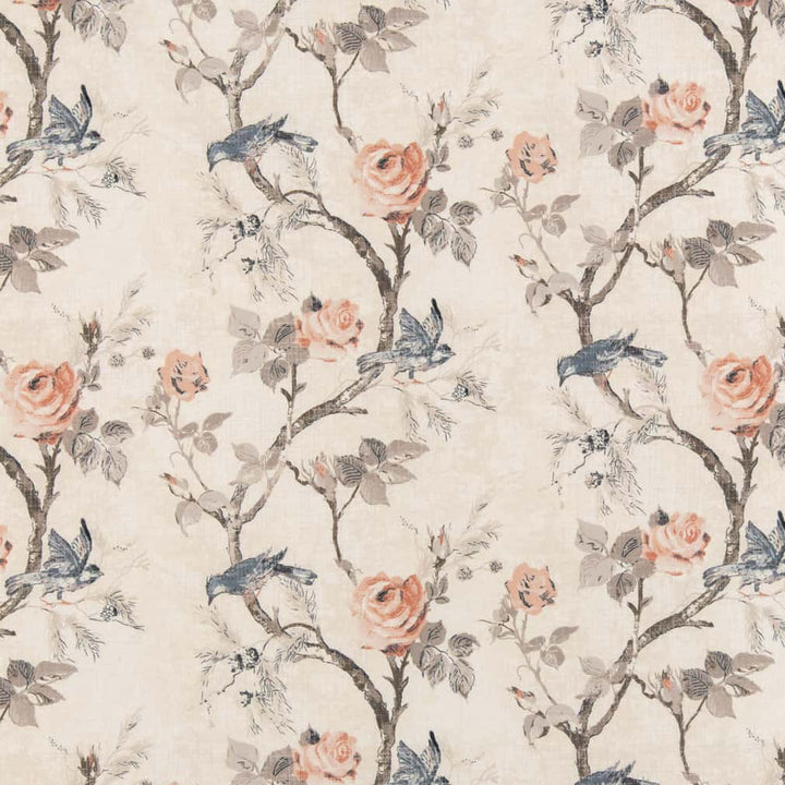 D2918 Peach by Charlotte Fabric Crypton Prints 100% Polyester Asia Exceeds 60,000 Wyzenbeek Rubs </p><p>Repeat: Horizontal 27" x Vertical 16.75" 54 Inches - Fabric Carolina -