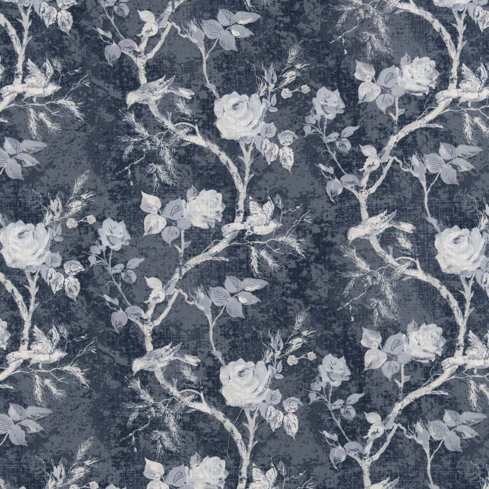 D2919 Bluebird by Charlotte Fabric Crypton Prints 100% Polyester Asia Exceeds 60,000 Wyzenbeek Rubs </p><p>Repeat: Horizontal 27" x Vertical 16.75" 54 Inches - Fabric Carolina -