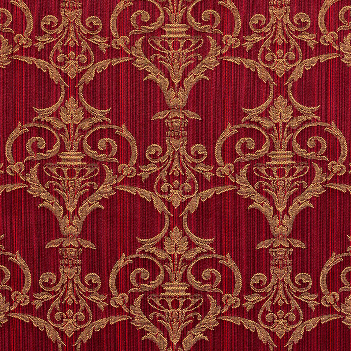 D307 Ruby Victorian by Charlotte Fabric Old World Classics 70% Polyester, 30% Cotton Spain Exceeds 30,000 Wyzenbeek Rubs (Heavy Duty) </p><p>Repeat: Horizontal: 7" x Vertical: 9" 54 Inches - Fabric Carolina -