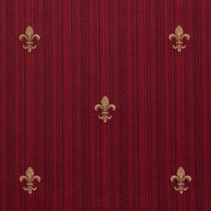 D312 Ruby Medallion by Charlotte Designer Fabric Old World Classics 70% Polyester, 30% Cotton Spain Exceeds 30,000 Wyzenbeek Rubs (Heavy Duty) Horizontal: 7" x Vertical: 6.5" 54 Inches - Swanky Fabrics -
