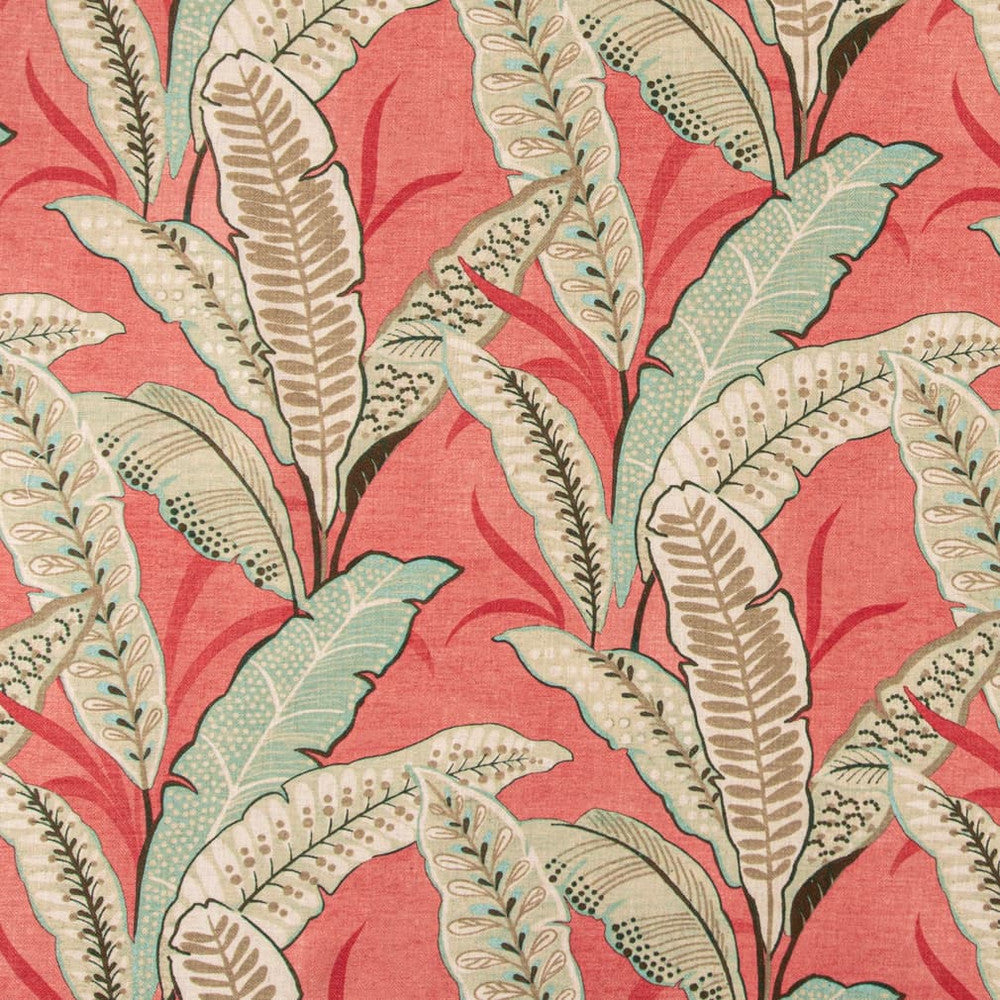 D3305 Coral by Charlotte Fabric Linen Prints 95% Polyester, 5% Linen Asia Exceeds 100,000 Wyzenbeek Rubs (Heavy Duty) </p><p>Repeat: Horizontal 28" x Vertical 26" 54 Inches - Fabric Carolina -