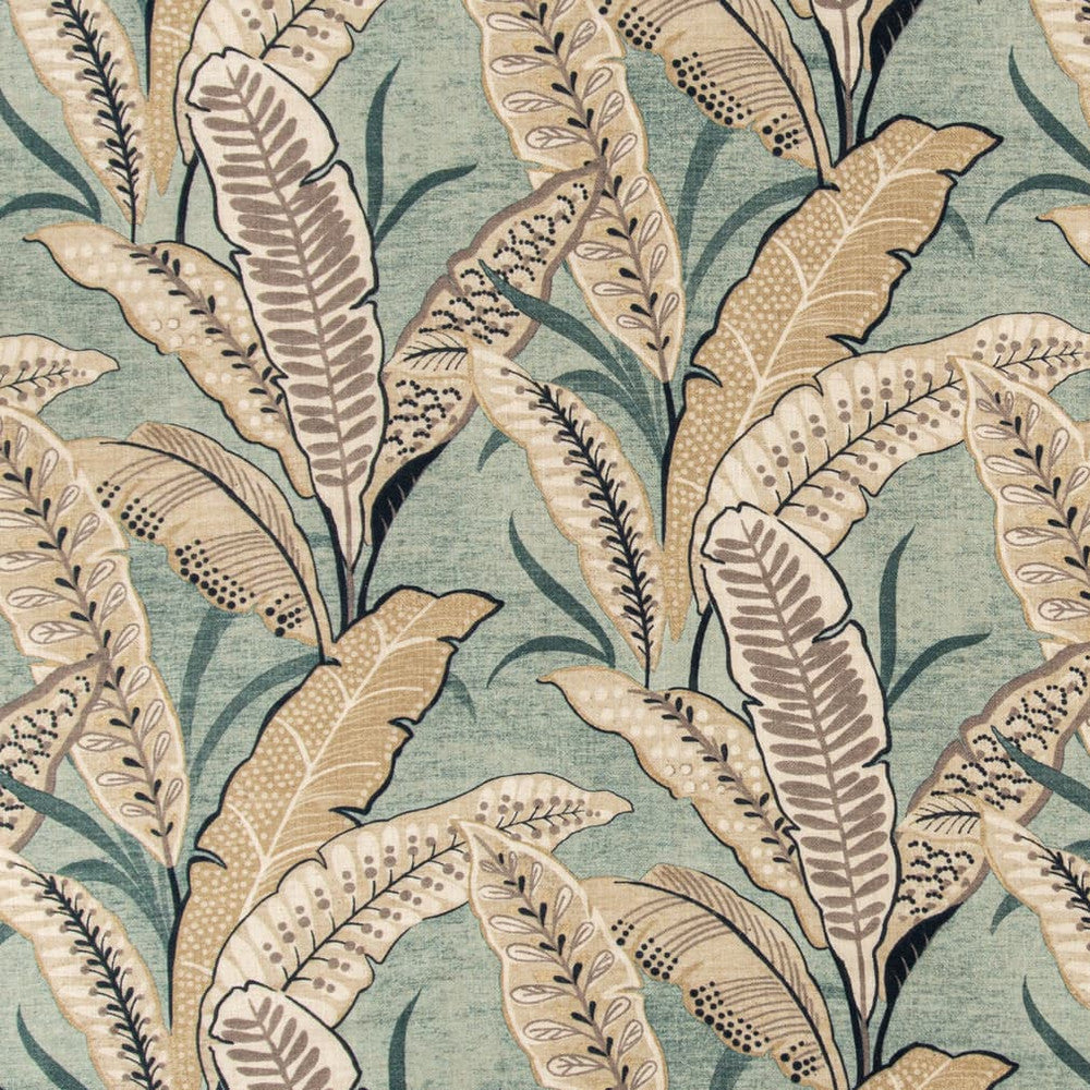 D3308 Aqua by Charlotte Designer Fabric Linen Prints 95% Polyester, 5% Linen Asia Exceeds 100,000 Wyzenbeek Rubs (Heavy Duty) </p><p>Repeat: Horizontal 28" x Vertical 26" 54 Inches - Swanky Fabrics -