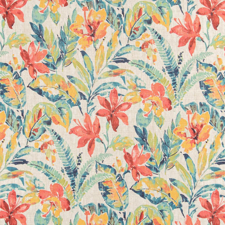 D3309 Tropical by Charlotte Fabric Linen Prints 91% Polyester, 9% Linen Asia Exceeds 100,000 Wyzenbeek Rubs (Heavy Duty) </p><p>Repeat: Horizontal 28" x Vertical 27.5" 54 Inches - Fabric Carolina -