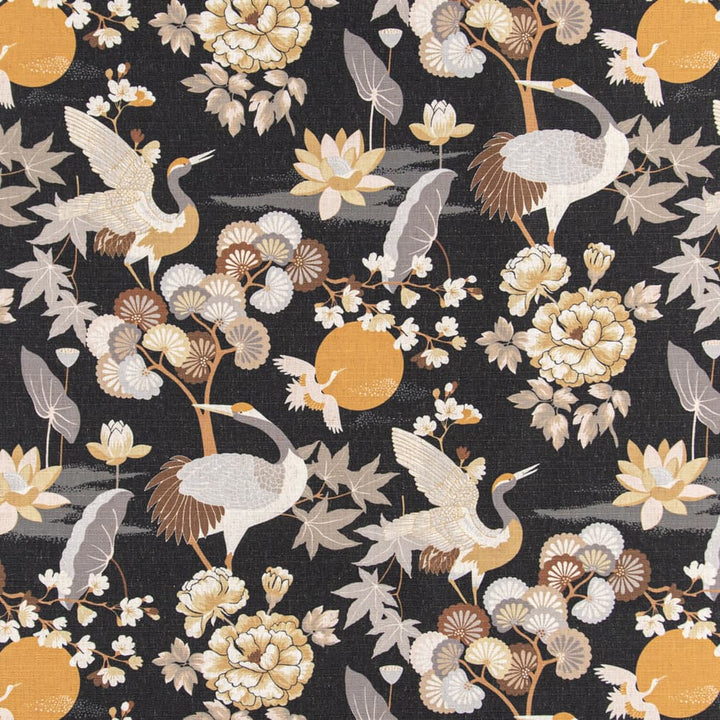 D3316 Noir by Charlotte Fabric Linen Prints 91% Polyester, 9% Linen Asia Exceeds 100,000 Wyzenbeek Rubs (Heavy Duty) </p><p>Repeat: Horizontal 28" x Vertical 27.5" 54 Inches - Fabric Carolina -