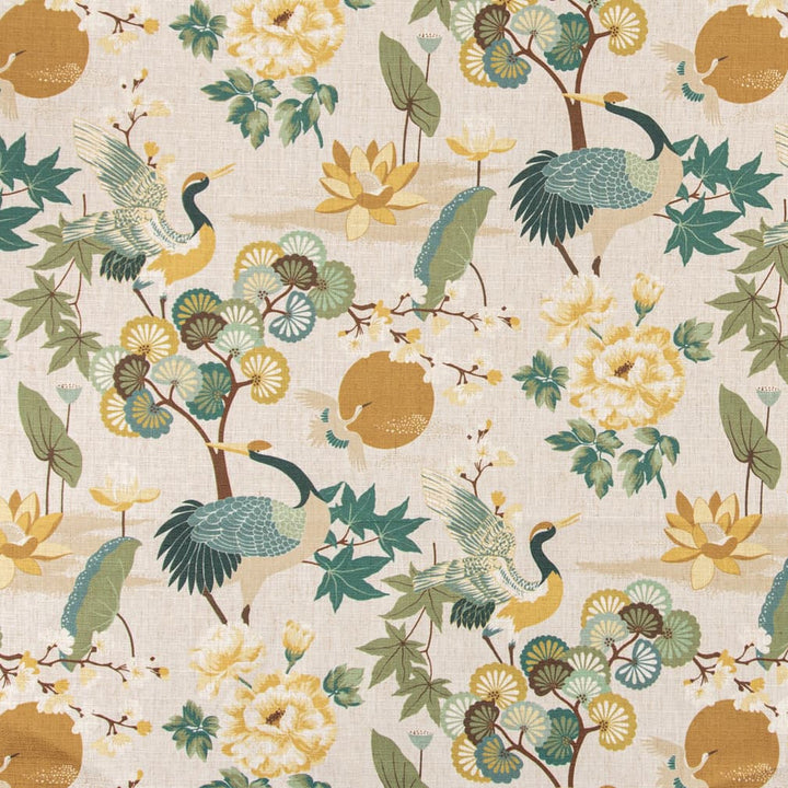 D3317 Sage by Charlotte Fabric Linen Prints 91% Polyester, 9% Linen Asia Exceeds 100,000 Wyzenbeek Rubs (Heavy Duty) </p><p>Repeat: Horizontal 28" x Vertical 27.5" 54 Inches - Fabric Carolina -
