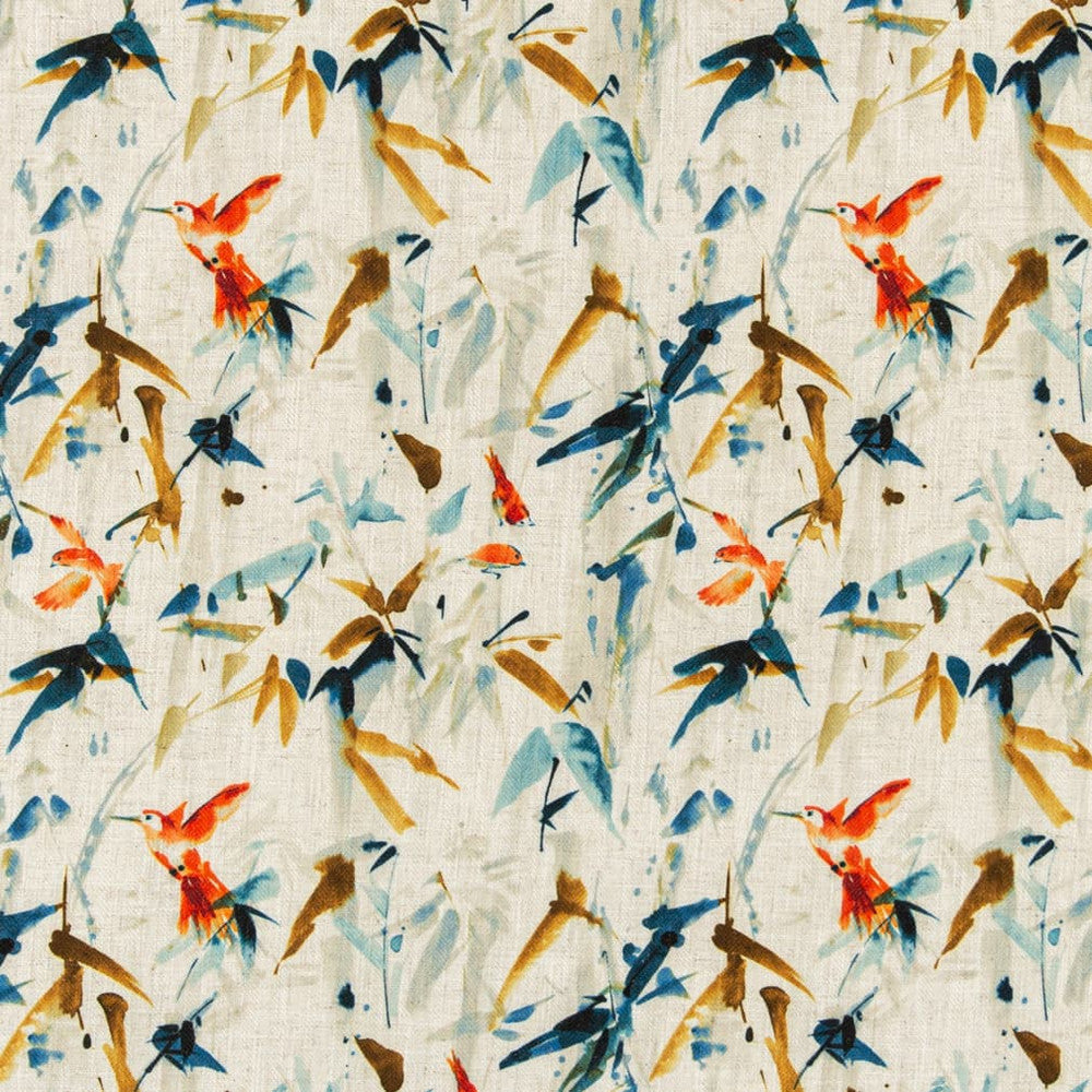 D3326 Fiesta by Charlotte Fabric Linen Prints 95% Polyester, 5% Linen Asia Exceeds 100,000 Wyzenbeek Rubs (Heavy Duty) </p><p>Repeat: Horizontal 13.5" x Vertical 12.5" 54 Inches - Fabric Carolina -