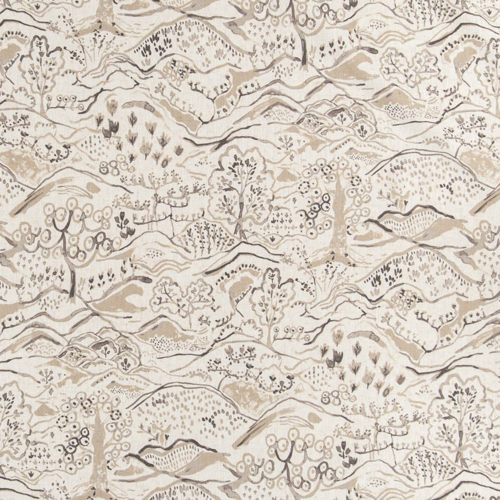 D3334 Fawn by Charlotte Fabric Linen Prints 95% Polyester, 5% Linen Asia Exceeds 100,000 Wyzenbeek Rubs (Heavy Duty) </p><p>Repeat: Horizontal 28" x Vertical 27.5" 54 Inches - Fabric Carolina -