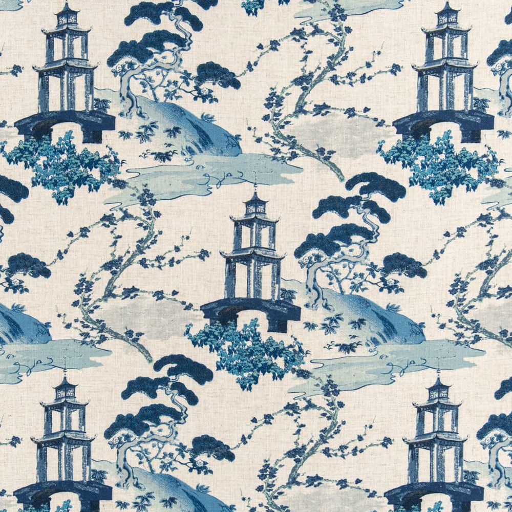 D3352 Sapphire by Charlotte Fabric Linen Prints 95% Polyester, 5% Linen Asia Exceeds 100,000 Wyzenbeek Rubs (Heavy Duty) </p><p>Repeat: Horizontal 22.5" x Vertical 22.5" 54 Inches - Fabric Carolina -