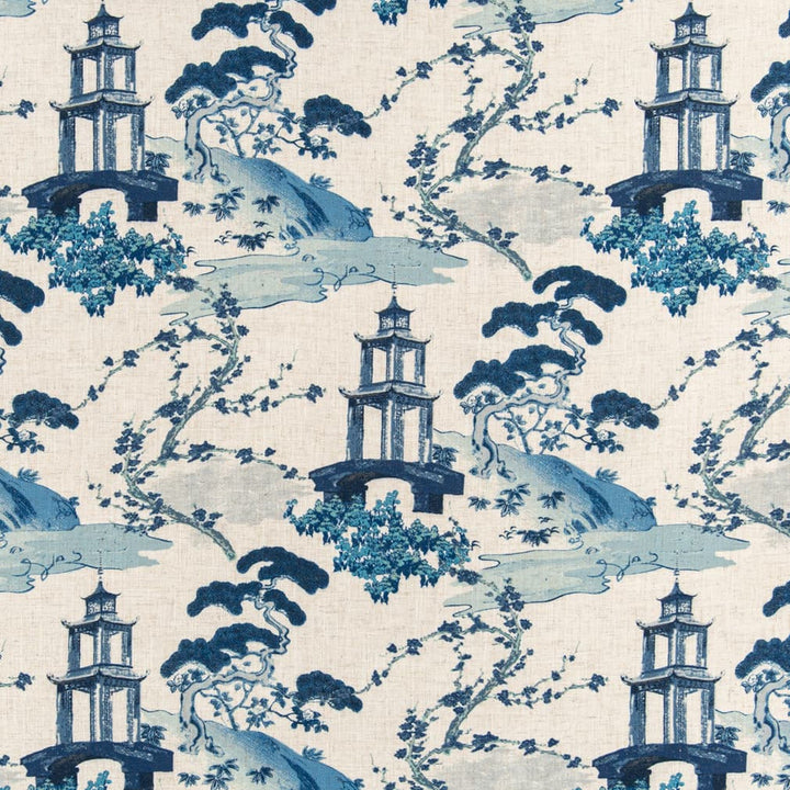 D3352 Sapphire by Charlotte Fabric Linen Prints 95% Polyester, 5% Linen Asia Exceeds 100,000 Wyzenbeek Rubs (Heavy Duty) </p><p>Repeat: Horizontal 22.5" x Vertical 22.5" 54 Inches - Fabric Carolina -