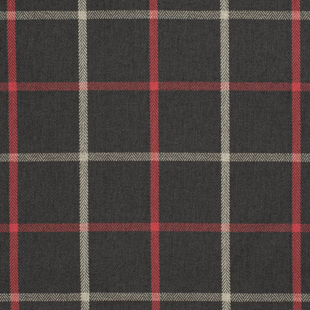 D3504 by Charlotte Fabric Classic Plaids 100% Polyester Asia Exceeds 30,000 Wyzenbeek Rubs (Heavy Duty) Horizontal 7.25" x Vertical 7.25" 54 Inches - Fabric Carolina -