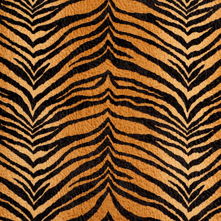 D426 Tiger by Charlotte Fabric Animal Microfibers 100% Nylon Microfiber Made In USA Exceeds 200,000 Wyzenbeek Rubs (Heavy Duty) Horizontal: 13.5" x Vertical: 10.5" 54 Inches - Fabric Carolina -