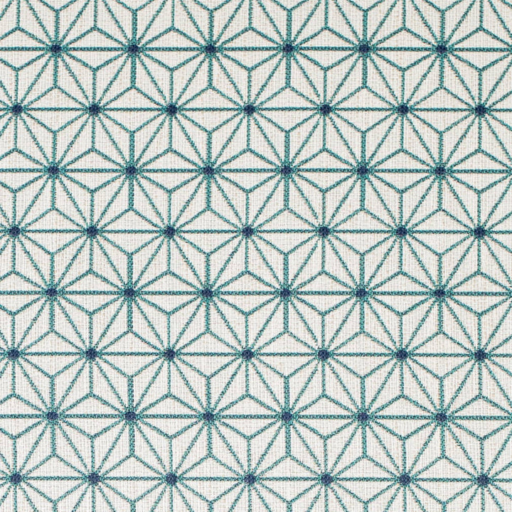 D4314 Lagoon by Charlotte Fabric Vibrant Wovens II 100% Solution Dyed Polyester, Waterproof Backing Asia Exceeds 100,000 Wyzenbeek Rubs (Heavy Duty) Horizontal 2.5" x Vertical 1.5" 54 Inches - Fabric Carolina -