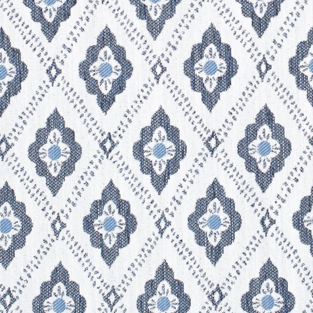 D4324 Indigo by Charlotte Fabric Vibrant Wovens II 100% Solution Dyed Polyester, Waterproof Backing Asia Exceeds 100,000 Wyzenbeek Rubs (Heavy Duty) Horizontal 3" x Vertical 4.5" 54 Inches - Fabric Carolina -