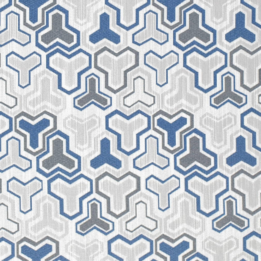 D4325 Azure by Charlotte Fabric Vibrant Wovens II 100% Solution Dyed Polyester, Waterproof Backing Asia Exceeds 100,000 Wyzenbeek Rubs (Heavy Duty) Horizontal 8" x Vertical 7" 54 Inches - Fabric Carolina -