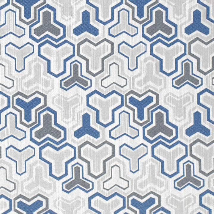 D4325 Azure by Charlotte Fabric Vibrant Wovens II 100% Solution Dyed Polyester, Waterproof Backing Asia Exceeds 100,000 Wyzenbeek Rubs (Heavy Duty) Horizontal 8" x Vertical 7" 54 Inches - Fabric Carolina -