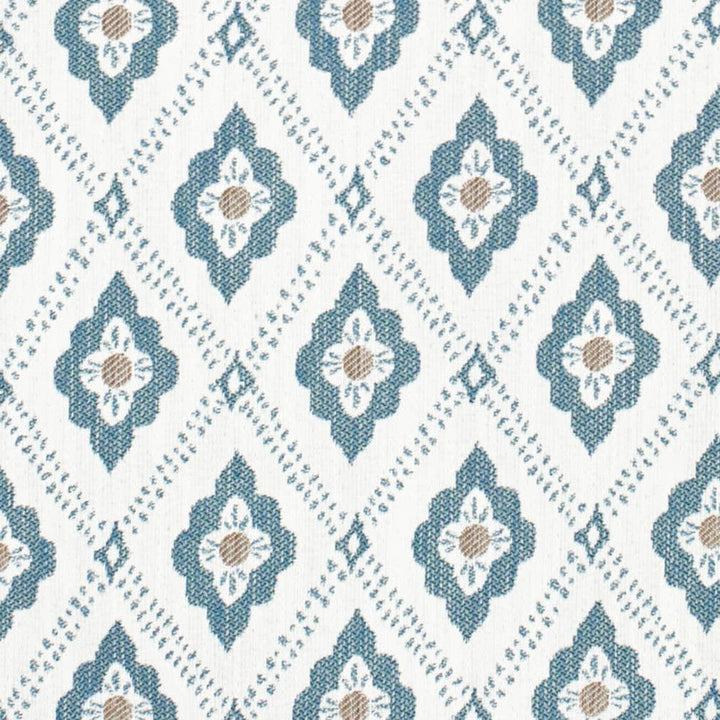 D4327 Aegean by Charlotte Fabric Vibrant Wovens II 100% Solution Dyed Polyester, Waterproof Backing Asia Exceeds 100,000 Wyzenbeek Rubs (Heavy Duty) Horizontal 3" x Vertical 4.5" 54 Inches - Fabric Carolina -