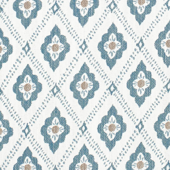 D4327 Aegean by Charlotte Fabric Vibrant Wovens II 100% Solution Dyed Polyester, Waterproof Backing Asia Exceeds 100,000 Wyzenbeek Rubs (Heavy Duty) Horizontal 3" x Vertical 4.5" 54 Inches - Fabric Carolina -