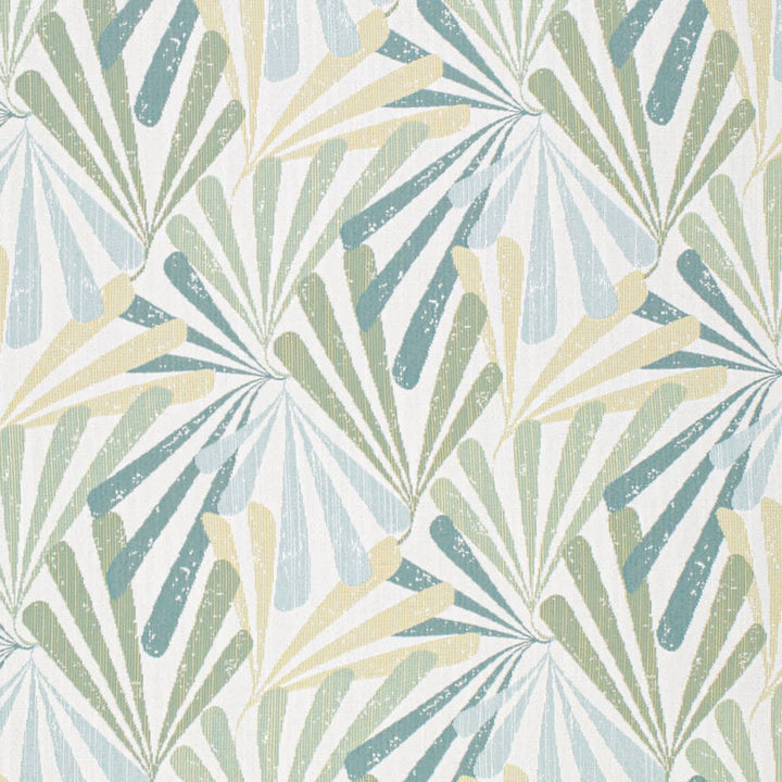 D4334 Jade by Charlotte Fabric Vibrant Wovens II 100% Solution Dyed Polyester, Waterproof Backing Asia Exceeds 100,000 Wyzenbeek Rubs (Heavy Duty) Horizontal 14.5" x Vertical 14.5" 54 Inches - Fabric Carolina -