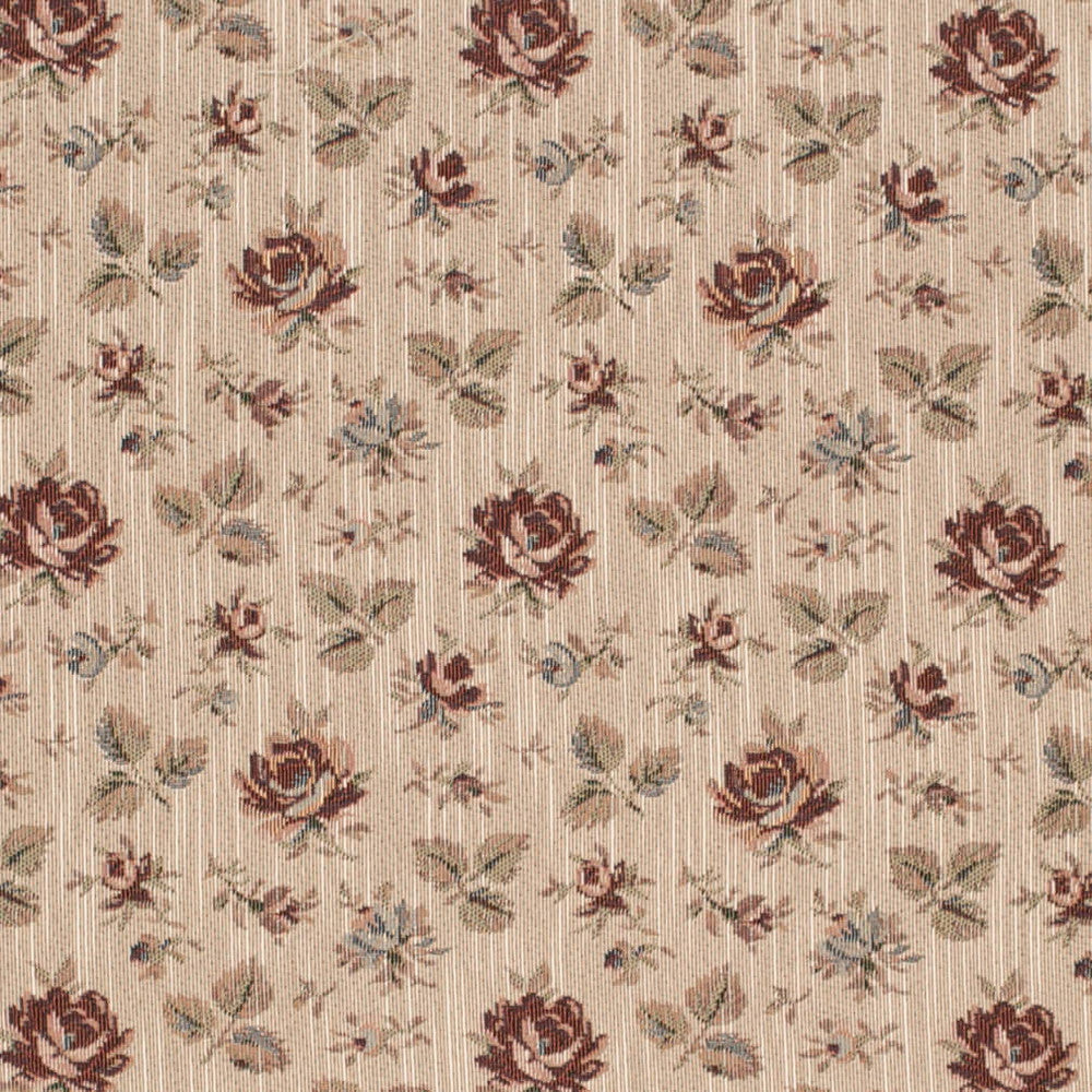 D4361 Tearose by Charlotte Fabric Tapestry Classics III 70% Polyester, 30% Cotton Asia Exceeds 120,000 Wyzenbeek Rubs (Heavy Duty) Horizontal 7" x Vertical 7" 54 Inches - Fabric Carolina -