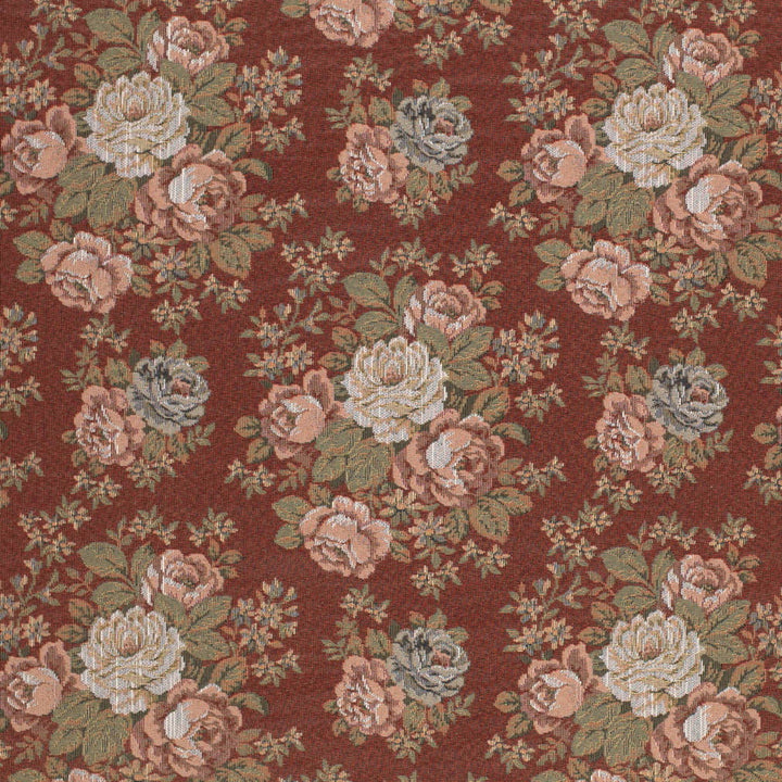 D4377 Paprika by Charlotte Fabric Tapestry Classics III 70% Polyester, 30% Cotton Asia Exceeds 120,000 Wyzenbeek Rubs (Heavy Duty) Horizontal 14" x Vertical 14" 54 Inches - Fabric Carolina -