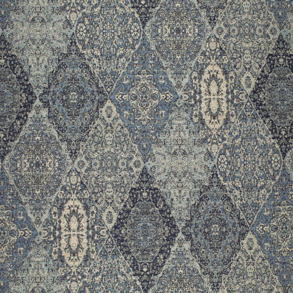 D4398 Cobalt by Charlotte Fabric Tapestry Classics III 100% Polyester Asia Exceeds 110,000 Wyzenbeek Rubs (Heavy Duty) Horizontal 27" x Vertical 27" 54 Inches - Fabric Carolina -