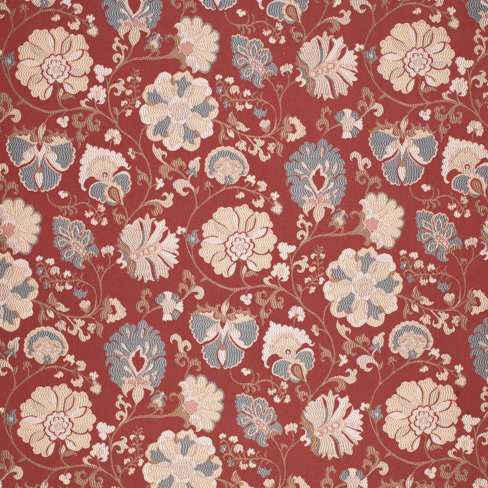 D4409 Eve Garnet by Charlotte Fabric Vintage Damask 100% Polyester Asia </p><p>Repeat: Horizontal 14.5" x Vertical 14.75" 54 Inches - Fabric Carolina -