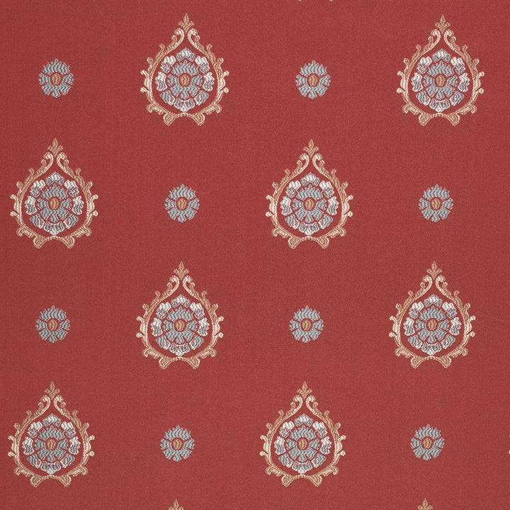 D4416 Aurora Garnet by Charlotte Fabric Vintage Damask 100% Polyester Asia </p><p>Repeat: Horizontal 7.5" x Vertical 7" 54 Inches - Fabric Carolina -