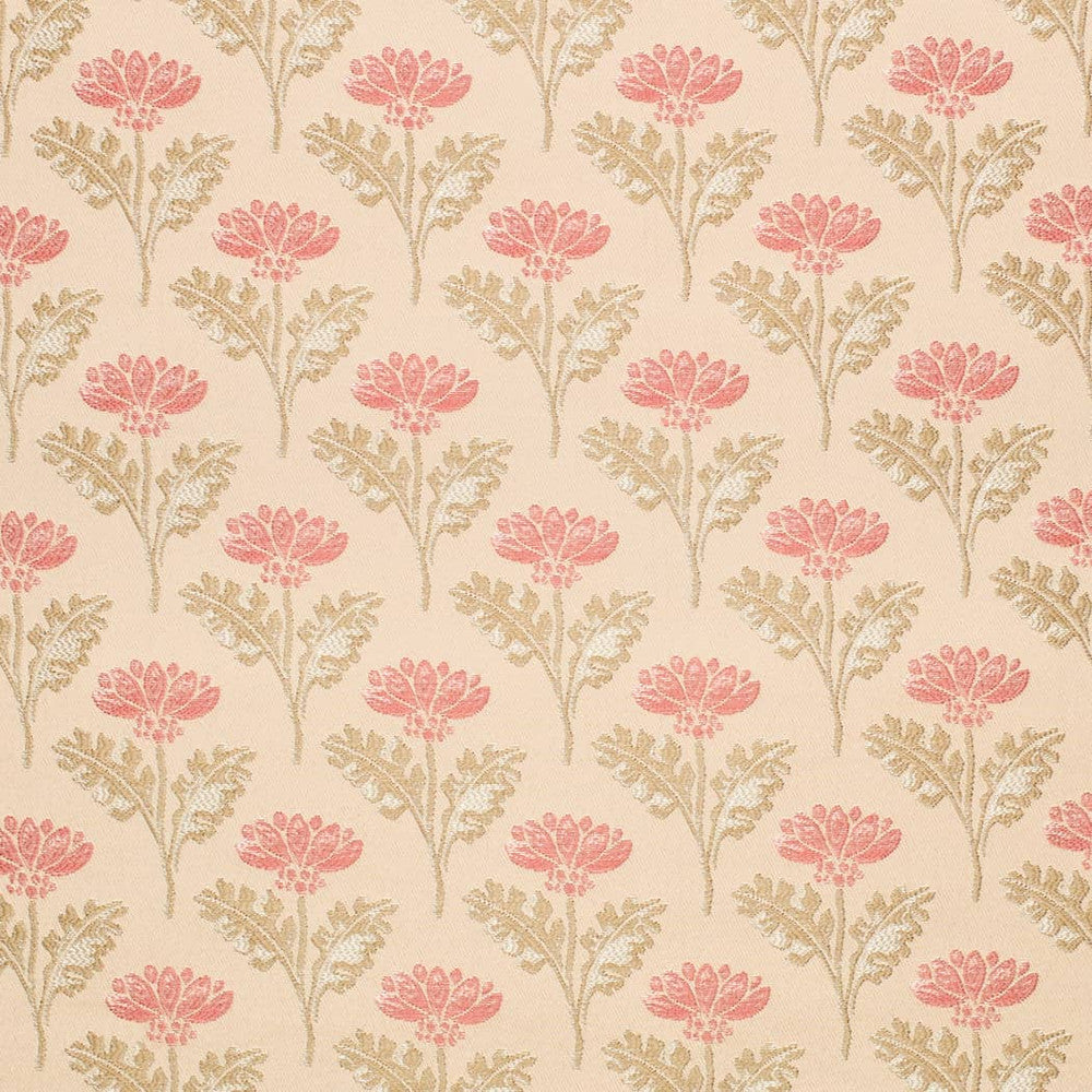 D4419 Grace Coral by Charlotte Fabric Vintage Damask 100% Polyester Asia </p><p>Repeat: Horizontal 3.75" x Vertical 4" 54 Inches - Fabric Carolina -