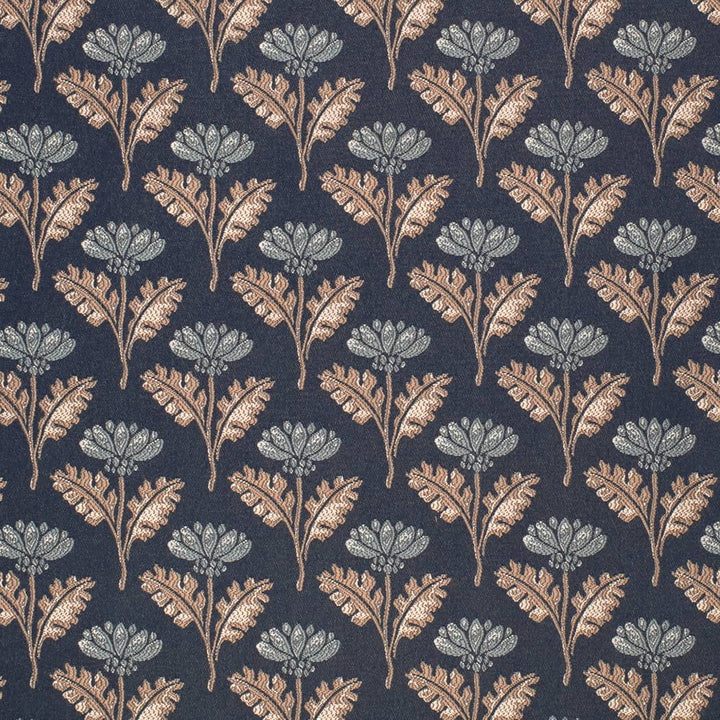 D4425 Grace Navy by Charlotte Fabric Vintage Damask 100% Polyester Asia </p><p>Repeat: Horizontal 3.75" x Vertical 4" 54 Inches - Fabric Carolina -