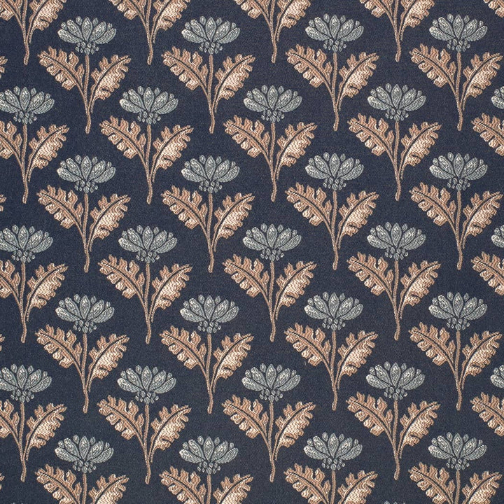 D4425 Grace Navy by Charlotte Designer Fabric Vintage Damask 100% Polyester Asia </p><p>Repeat: Horizontal 3.75" x Vertical 4" 54 Inches - Swanky Fabrics -